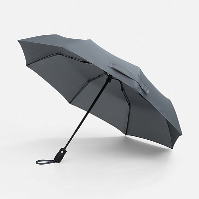 Зонт складной Brellix, темно-серый (Серый)