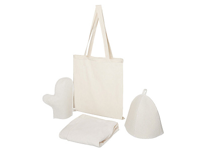 Банный набор с парео Healing Light, женский (Белый)