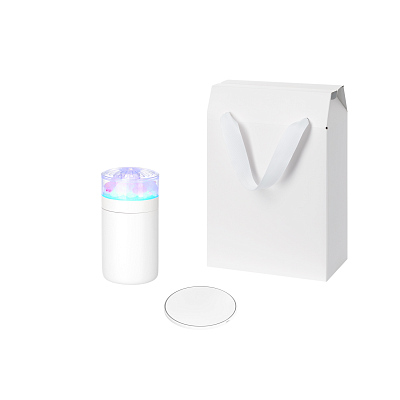 Подарочный набор Crystal, Auris  (увлажнитель воздуха, зарядное устройство) (Белый)