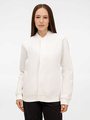 Бомбер унисекс AtmosWear, молочно-белый (Белый)