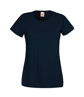 Футболка женская FOTL Lady-Fit Valueweight T (Глубокий темно-синий)