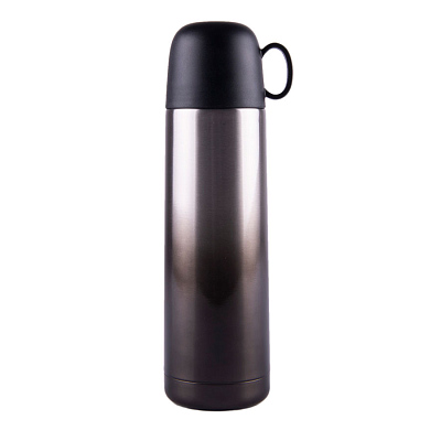 Термос вакуумный GRADIENT (Чёрный)