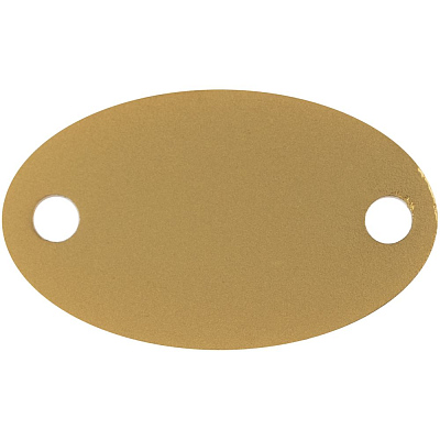 Шильдик металлический Alfa Oval  (Золотистый)