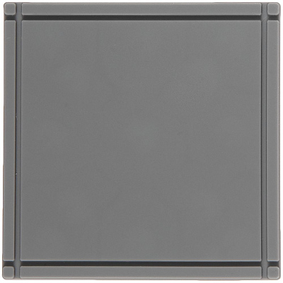 Лейбл из ПВХ Dzeta, L  (Серый)