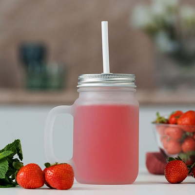 Банка для коктейлей Shake It Baby под сублимацию матовая