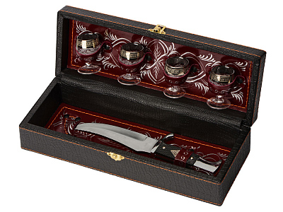 Набор Подарочный (Темно-коричневый/бордовый)