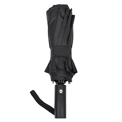 Автоматический противоштормовой зонт Ambra, черный 