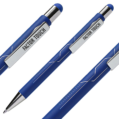 Ручка шариковая FACTOR TOUCH со стилусом