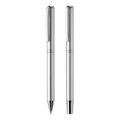 Набор ручек Swiss Peak Cedar из переработанного алюминия RCS (Серебряный;)