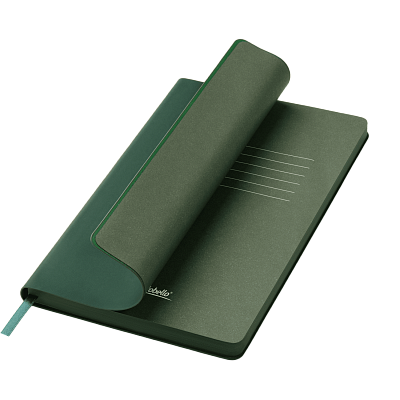 Ежедневник Латте софт-тач (Latte soft touch) недатированный, зеленый (Зеленый, бежевый)