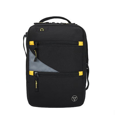 Сумка-планшет TORBER /серый, полиэстер M2, 22 x 9 x 29 см (Черный)