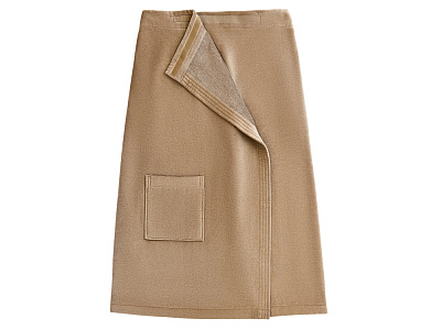 Килт женский, велюровый (Бежевый)