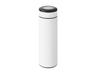 Вакуумный термос Vacuum Flask C1, soft touch, 420мл (Белый/черный/серебристый)