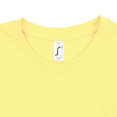 Футболка унисекс Regent 150, светло-желтая
