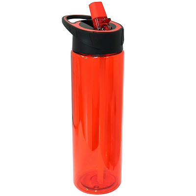 Пластиковая бутылка Mystik, красная (Красный)