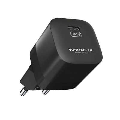 Зарядное устройство Vonmahlen Allroundo GaN, черное