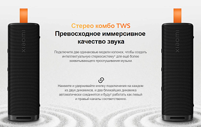 Портативная колонка Xiaomi Sound Outdoor 30W, черный