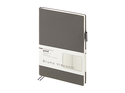 Ежедневник недатированный А5 Grand (Тёмно-серый)