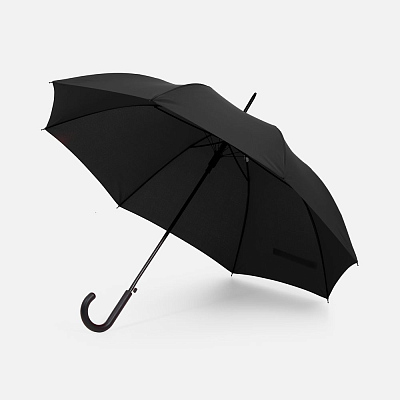 Зонт-трость Rainolla, черный (Чёрный)