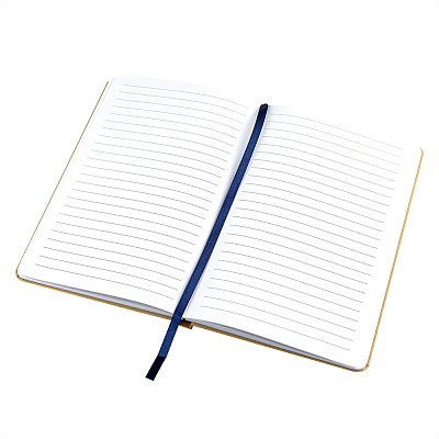 Блокнот Элвин в твёрдом переплёте, синий