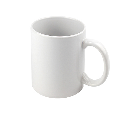 Кружка керамическая Шеффилд,  сублимация, ААА премиум, белая (Белый)