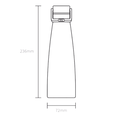 Умный термос Kiss Kiss Fish, черный