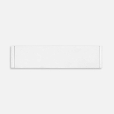 Лейбл из ПВХ Dzeta, S  (Белый)