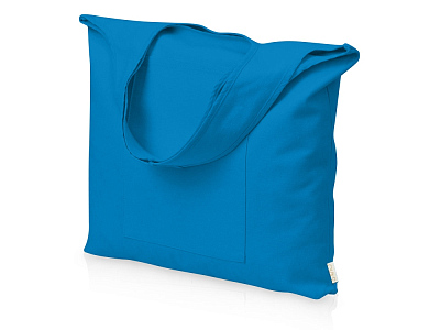 Сумка-шоппер Revest из переработанного хлопка 320 г/м2 (Морская волна)