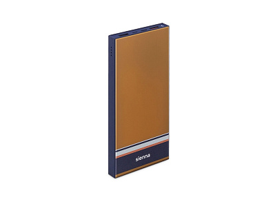 Внешний аккумулятор NEO ARIA, 10000 mAh (Охра/синий)