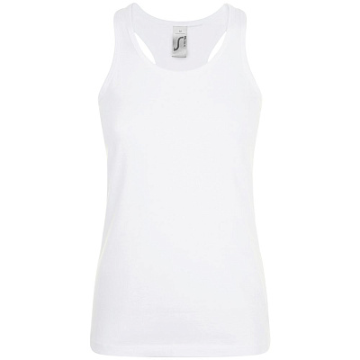 Майка женская Justin Women, черная (Белый)