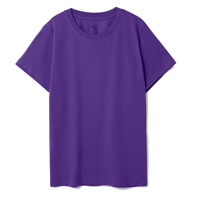 Футболка детская T-Bolka Kids, белая (белоснежная) (Фиолетовый)