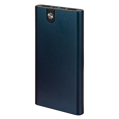 Универсальный аккумулятор Safe 10 (10000 мАч) , 13,8х6.8х1,4 см (Синий)