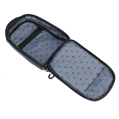 Рюкзак TORBER VOYAGE на одно плечо, серый, полиэстер 900D, 20х10х30 см, 5 л