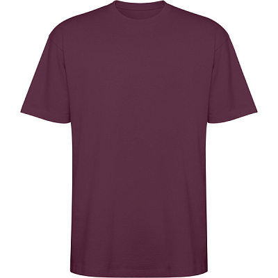 Футболка оверсайз BULL, СЛИВОВО-КРАСНЫЙ 3XL (СЛИВОВО-КРАСНЫЙ)