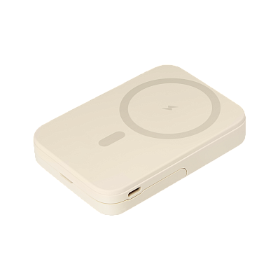 Внешний аккумулятор Union PD 10000mAh с функцией беспроводной зарядки 15W (Бежевый) Внешний аккумулятор Union PD 10000mAh с функцией беспроводной зарядки 15W (Бежевый)