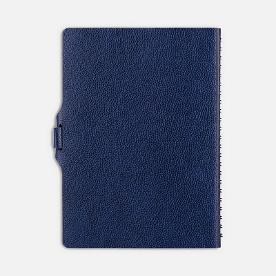 Ежедневник Strep Front на заказ, недатированный, темно-синий