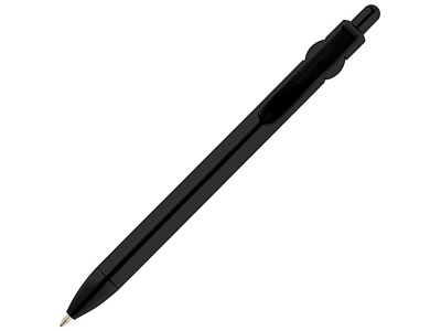 Ручка шариковая из переработанной пластмассы Fidget (Чёрный)