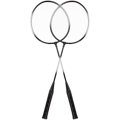 Набор для игры в бадминтон Gloucester, черно-серый