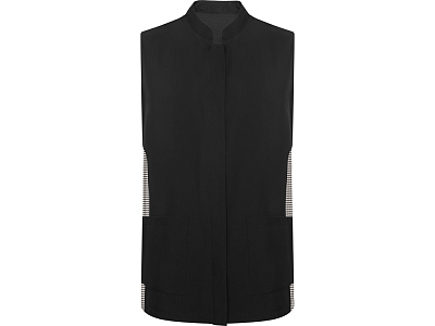 Жилет Aldany, женский (Черный/принт гусиная лапка)