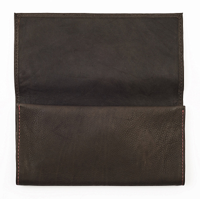 Кисет для табака ZIPPO, цвет "мокко", натуральная кожа, 15,5x1,5x8 см