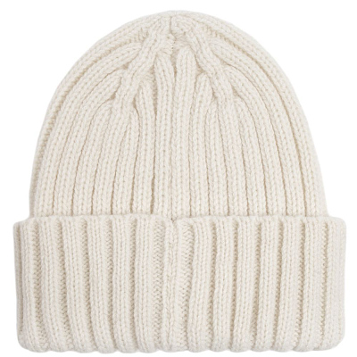 Шапка Uni, молочно-белая