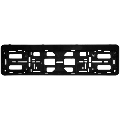 Рамка-книжка для номера Plate Mate, черная (Чёрный)