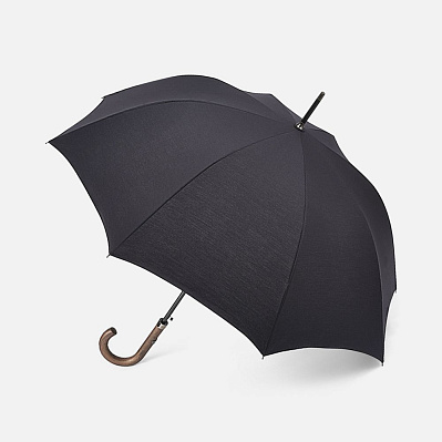 Зонт-трость Mayfair, черный (Чёрный)