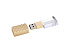 USB 2.0- флешка на 16 Гб кристалл в металле - Фото 2