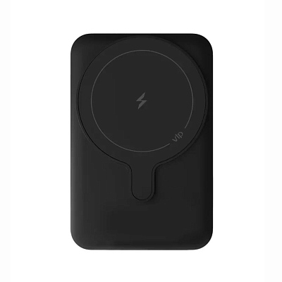 Беспроводной магнитный ПЗУ VLP Magsafe PowerBank 5000, черный (Чёрный)