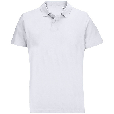 Рубашка поло унисекс Pulse, белая (Белый)