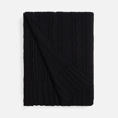 Плед Remitti, черный (Чёрный)