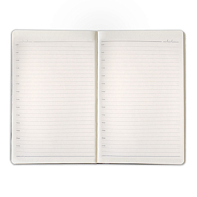 Ежедневник недатированный SIMPLY FIRM, А5,  серый, кремовый блок, в линейку