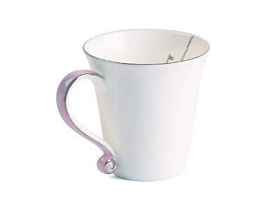 Кружка CUP ALICE PINK (Белый)