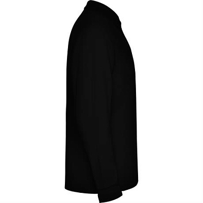 Футболка поло ESTRELLA L/S мужская, ЧЕРНЫЙ 3XL